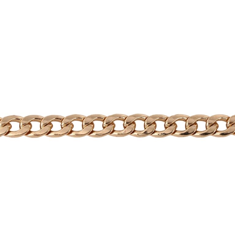 Gold curb chain