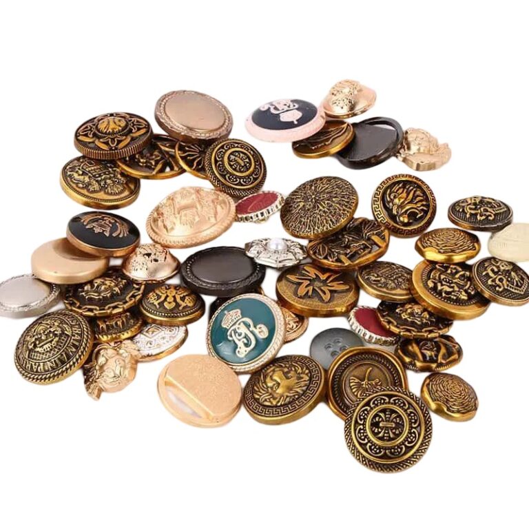 Various metal buttons