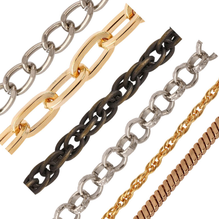 Multiple high-end handbag chain combinations gold rose