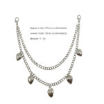 Personalized pendant chain for handbag enhancement