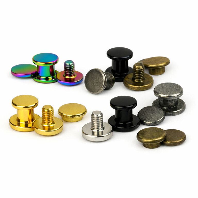 Chicago Screws for Leather multiple colors for leather craft and bag hardware