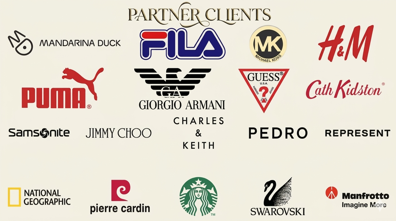 DG Buddy luggage and hardware accessories partner brand clients