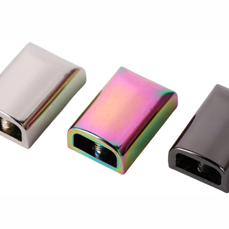 Sleek Rainbow zipper tail clip stopper providing a secure finish for zip ends.