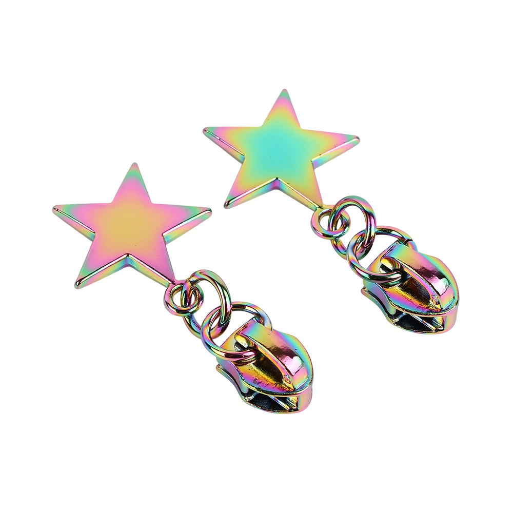 DG Buddy rainbow star zipper pull for handbags, we offer free samples and low MOQ. / DG Buddy