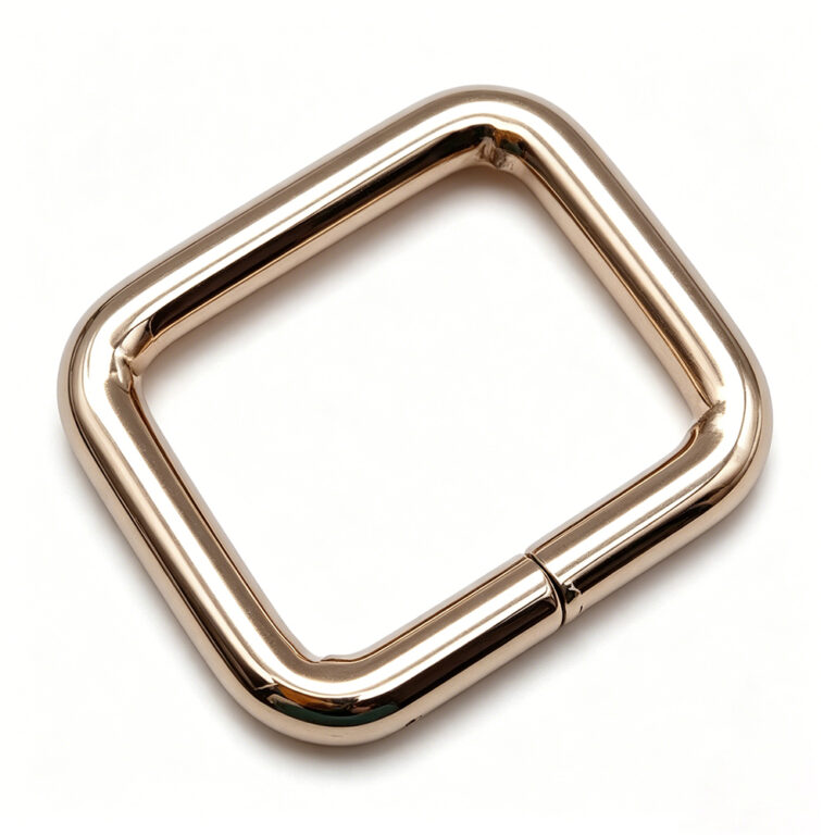 Square Bag Ring hardware for handbag strap connection and leather goods accessories