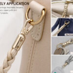 Metal cord end hook application for handbag strap rope and leather accessories