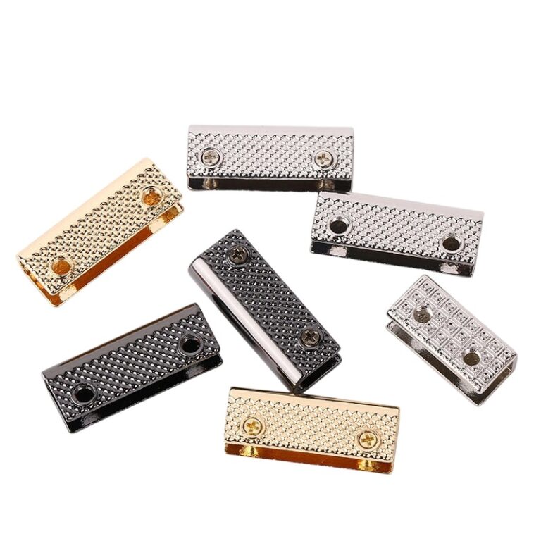 A variety of Metal Cord End Caps including rainbow, gold, and silver finishes for DIY crafts.