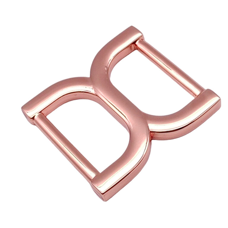 Rose gold handbag connector buckle for luxury purse straps