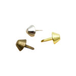 Small size Metal Cone Brads split pins for delicate paper crafts and scrapbooking decor