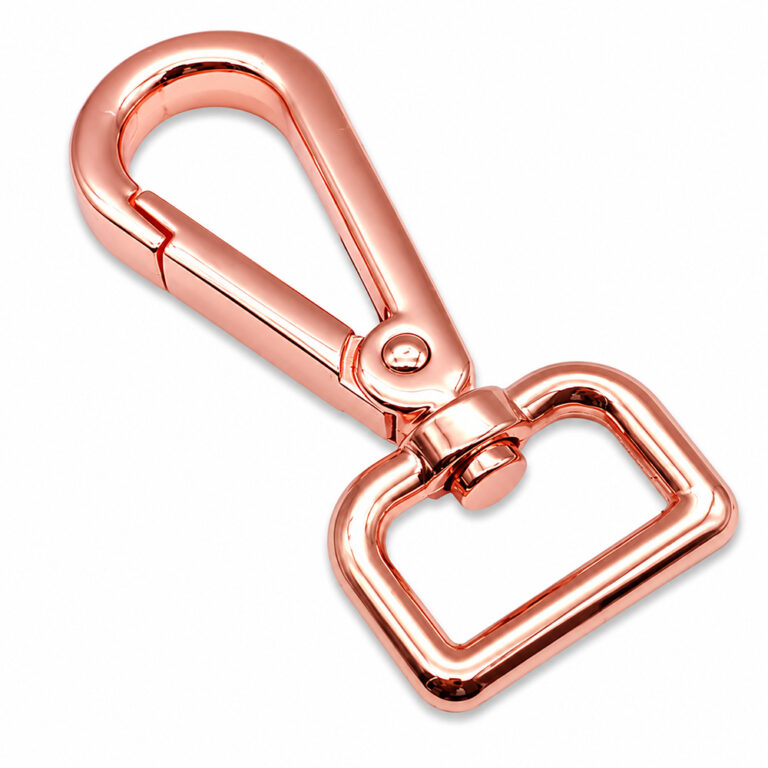 Swivel snap hook for bags shiny gold accessory