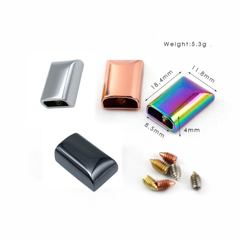 Sleek Rainbow zipper tail clip stopper providing a secure finish for zip ends.