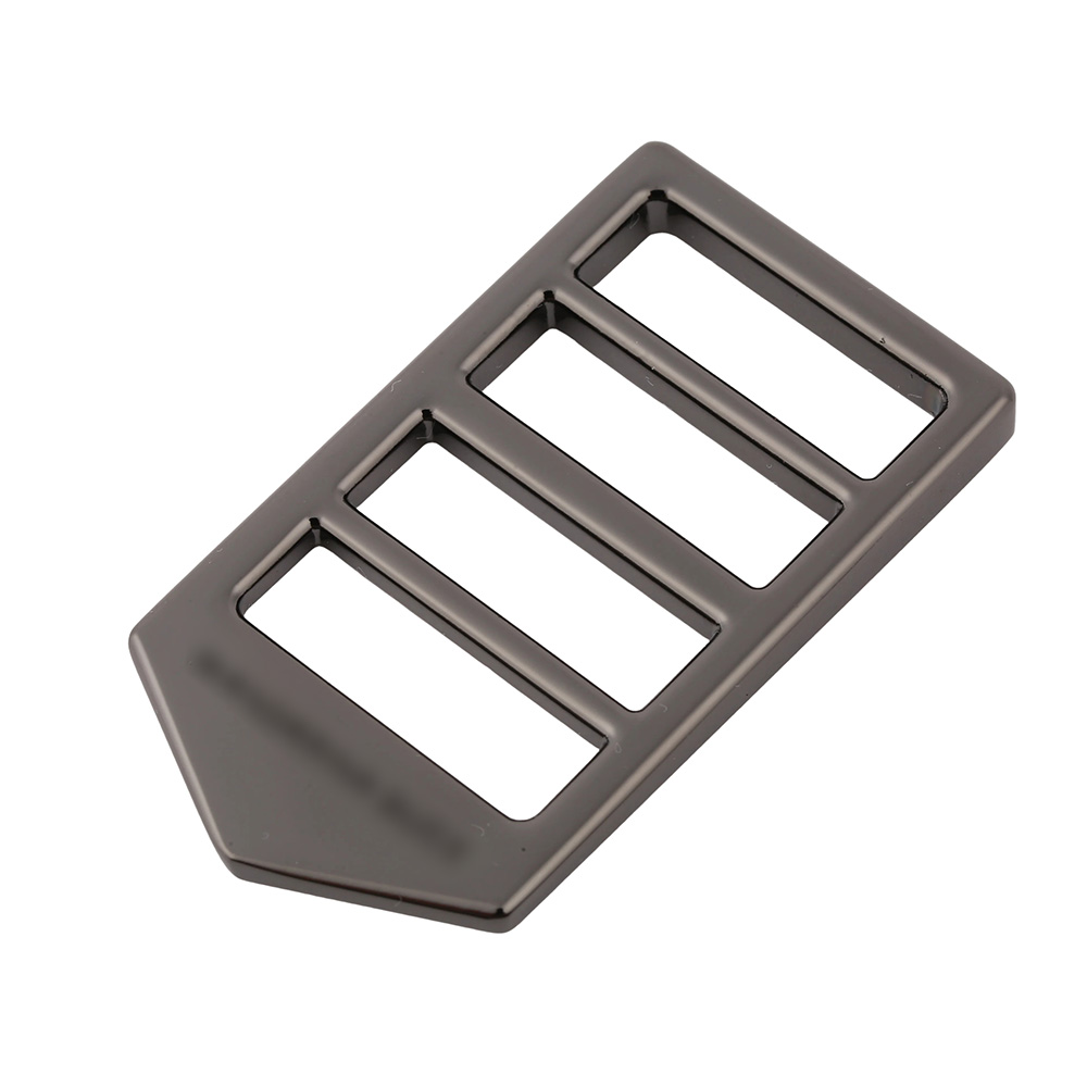 Adjustable double bar strap buckle and handbag ladder lock for webbing adjustment