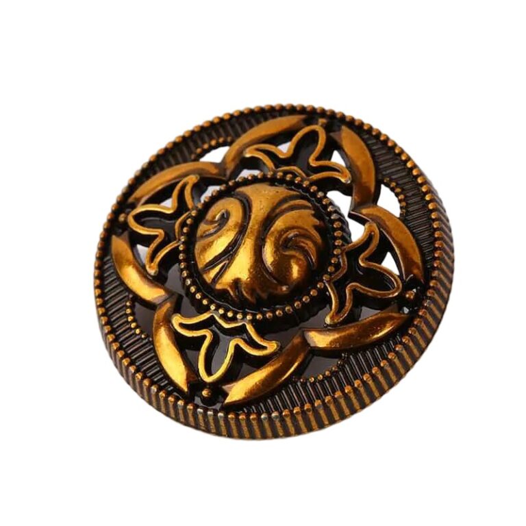 metal snap button for handbags antique brass zinc alloy snap button hardware hollow floral