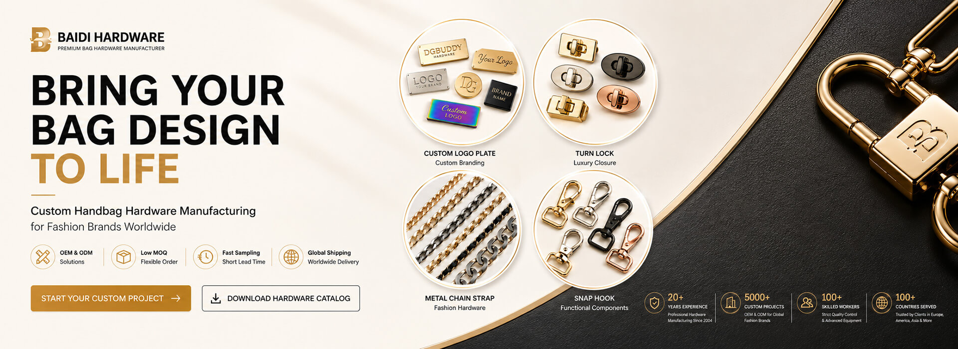 DG Buddy Premium Bag Hardware Manufacturer