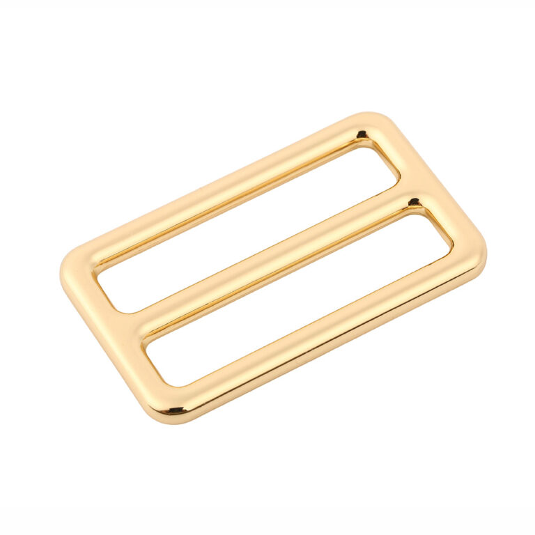 Light gold zinc alloy strap buckle and bag strap buckle for handbags