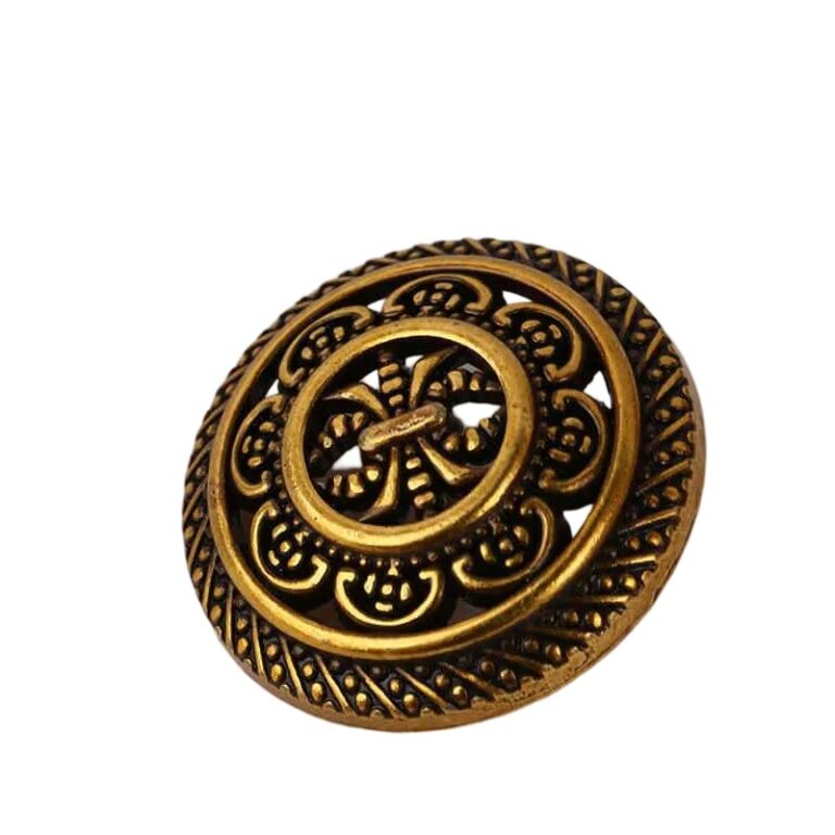 metal snap button for handbags antique brass zinc alloy snap button hardware hollow floral