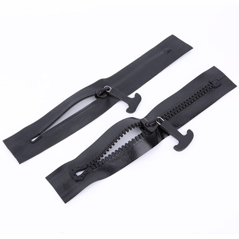 Custom waterproof zipper for outdoor gear and dry bags, featuring heavy duty design.