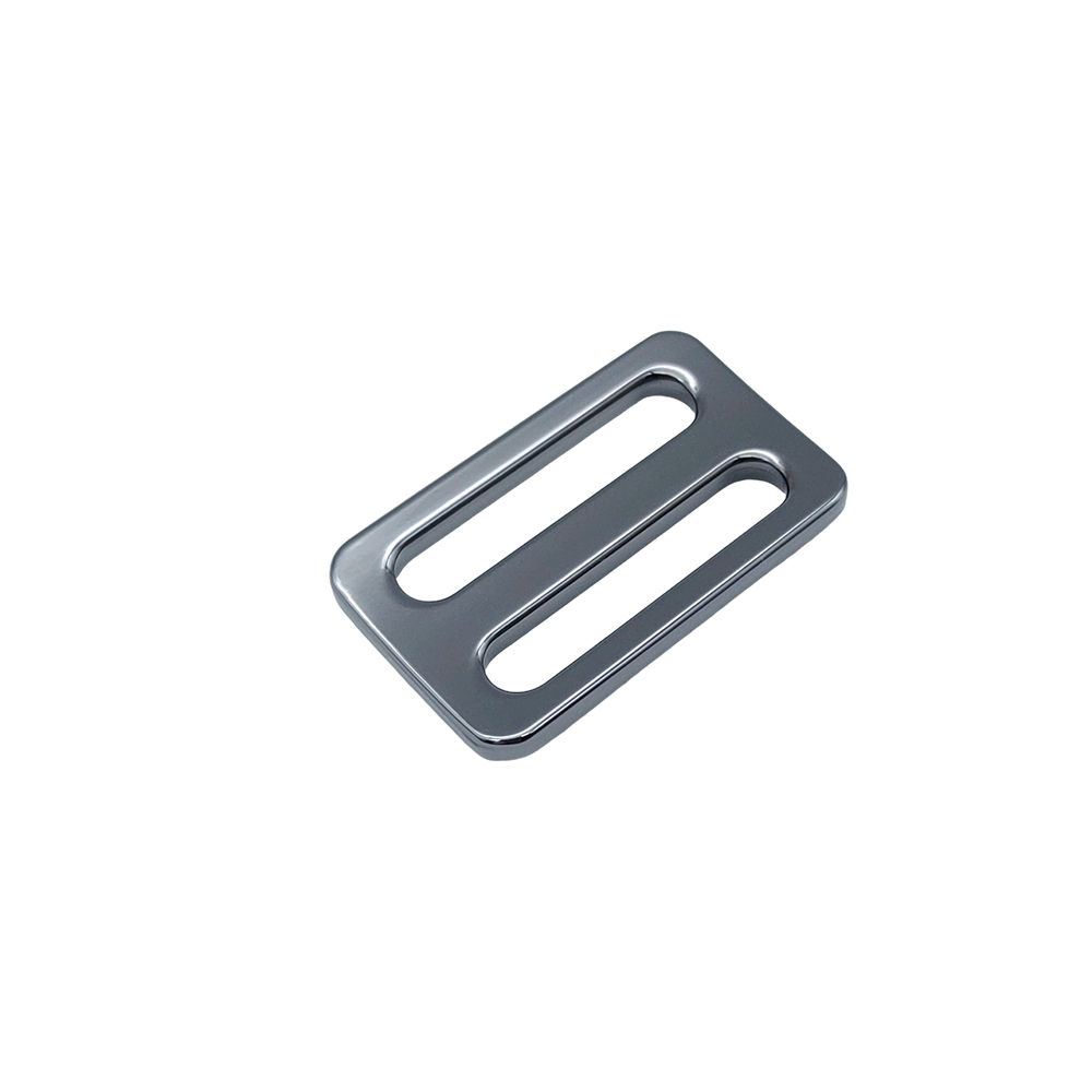 Custom double slot strap plate and handbag hardware manufacturer parts