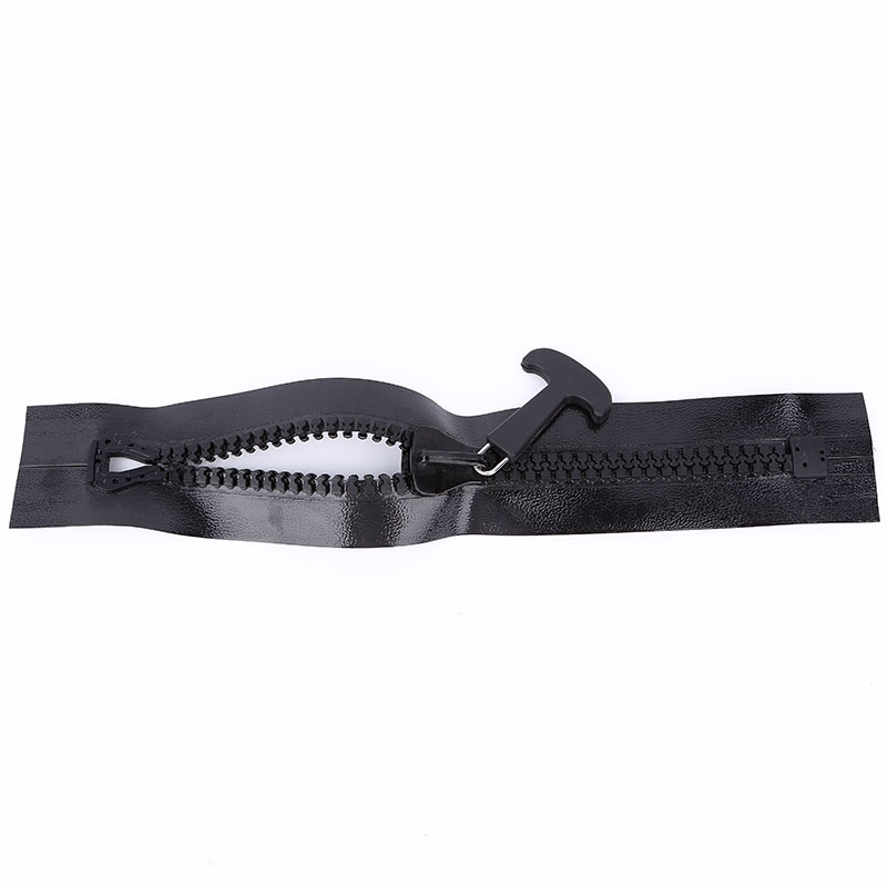 OEM airtight zipper showing the air-tight seal zipper structure for outdoor gear.