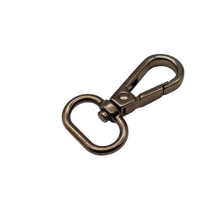 DG Buddy swivel metal snap hook with a premium coffee finish for purse hardware accessories.