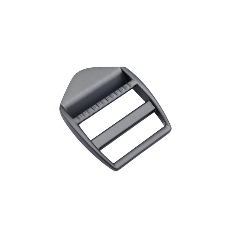 A heavy-duty metal ladder lock buckle designed as adjustable strap buckle hardware for backpacks and bags.