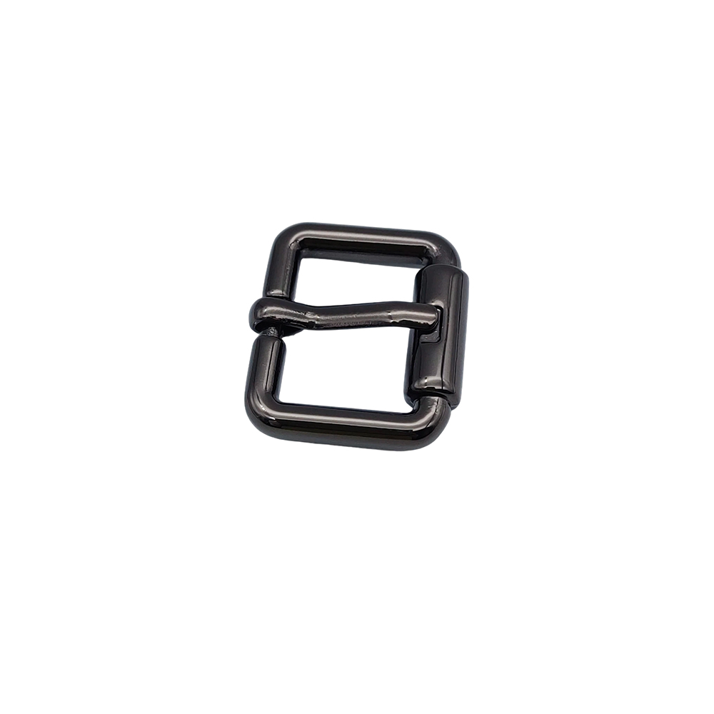 Adjustable strap buckle hardware made from durable die-casting zinc alloy.