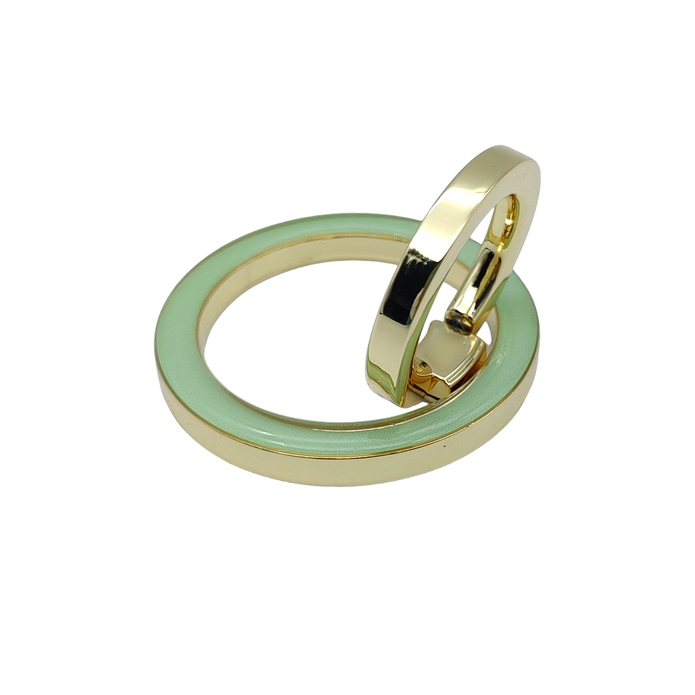 Foldable Magnetic Phone Ring Stand showing adjustable ring mechanism for hands free phone use