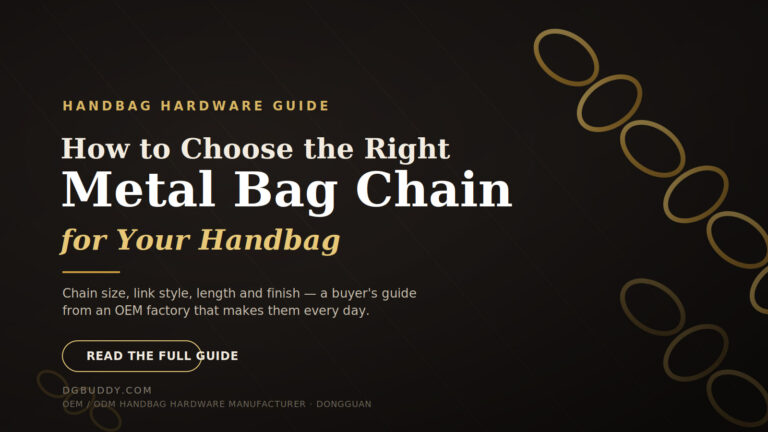 How to choose a metal bag chain for handbags — buyer's guide cover