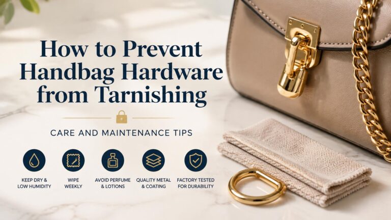 Prevent handbag hardware from tarnishing with proper care methods for gold metal bag hardware and luxury handbags