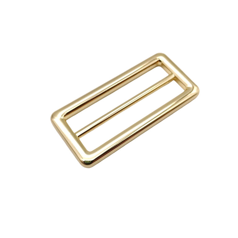Custom Zinc Alloy Triglide Slider DG-RS050 with centered bar for handbag straps