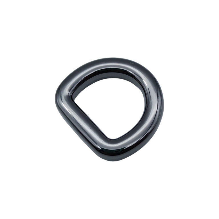 Gunmetal D ring for handbags DG-RG016 in zinc alloy