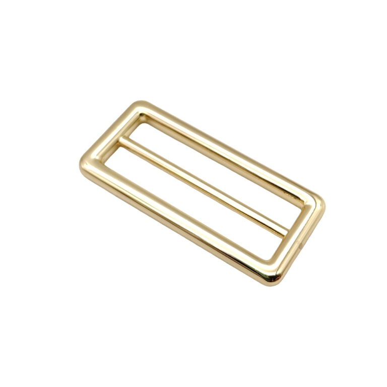 Custom Zinc Alloy Triglide Slider DG-RS050 with centered bar for handbag straps