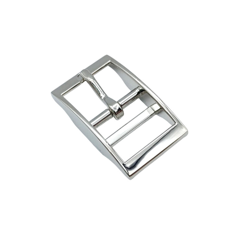 Zinc alloy double bar tongue buckle for pet collar webbing
