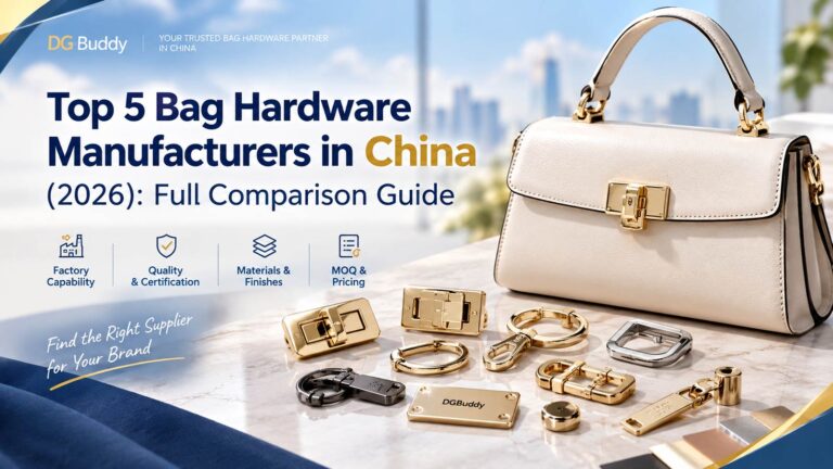 Top 5 bag hardware manufacturers in China 2026 with handbag buckles, clasps and metal accessories